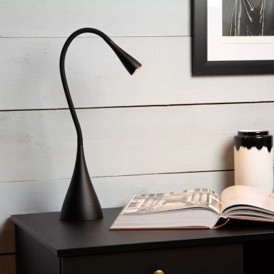 Lampă de birou modernă neagră, Zozy, 3W, LED 3000K, dimmabil în 3 trepte