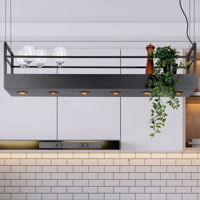 Lustră rustică neagră, Miravelle