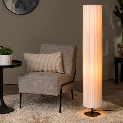 Lampadar modern alb, Fold, con întrerupător