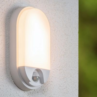 Aplică baie modernă albă, Hups Ir, 10W, LED 3000K, IP54