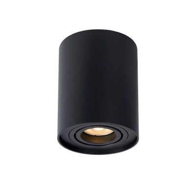 Spot LED de tavan modern negru, Tube