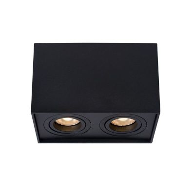 Spot LED de tavan modern negru, Tube