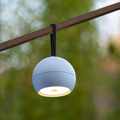 Aplică reîncărcabilă modernă albă, Lunex, 2W, LED 3000K, IP54, con întrerupător