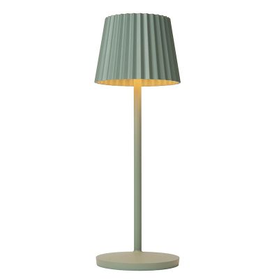 Lampă de masă copii rustică verde, Justine, 2W, LED 2700K, IP54, cu întrerupător tactil