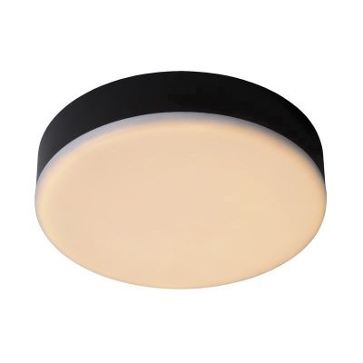 Lampă de tavan modernă neagră, Ceres, 30W, LED 3000K, IP44