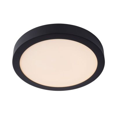 Lampă de tavan modernă neagră, Brice, 30W, LED 3000K, IP44