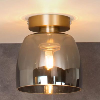 Lampă de tavan retro aurie, Tyler, IP44