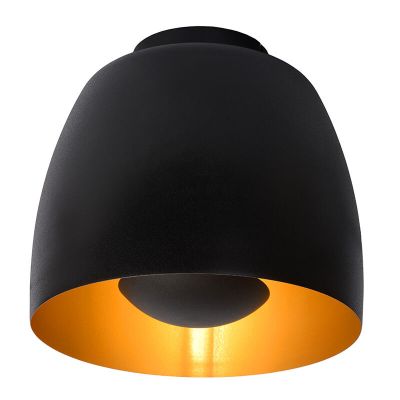 Lampă de tavan clasică neagră, Nolan