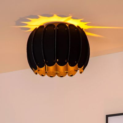 Lampă de tavan modernă neagră, Spencer