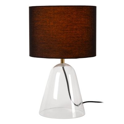 Lampă de masă modernă neagră, Campana, con întrerupător