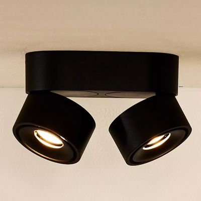 Spot LED de tavan modern negru, Yumiko, 8W, LED 2700K