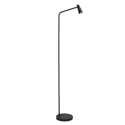 Lampadar reîncărcabil modern negru, Stirling, 3W, LED 2700K, cu întrerupător tactil