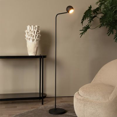 Lampadar reîncărcabil modern negru, Comet, 3W, LED 2700K, cu întrerupător tactil