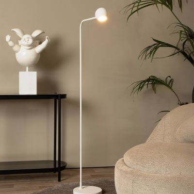 Lampadar reîncărcabil modern alb, Comet, 3W, LED 2700K, cu întrerupător tactil