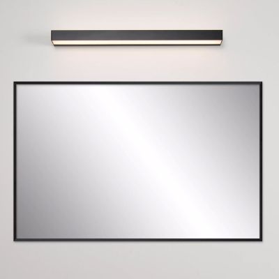 Aplică baie modernă neagră, Alexa, 8W, LED 3000K, IP44