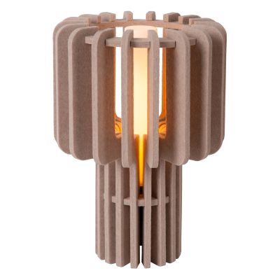 Lampă de masă modernă taupe, Rollo, con întrerupător