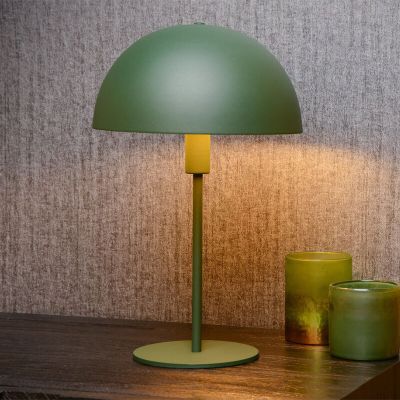 Lampă de masă modernă verde, Siemon, con întrerupător