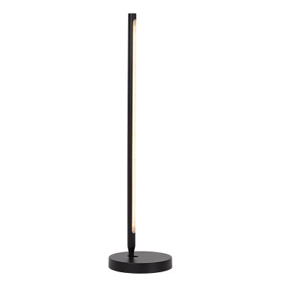 Lampă de masă modernă neagră, Finan, 9W, LED 2700K, cu întrerupător tactil
