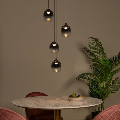 Lustră modernă gri, Tamino, 5,2W, LED 3000K
