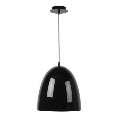 Lustră tip cupolă modernă neagră, Loko