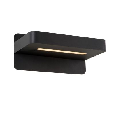 Aplică de perete modernă neagră, Atkin, 5W, LED 2700K, con întrerupător