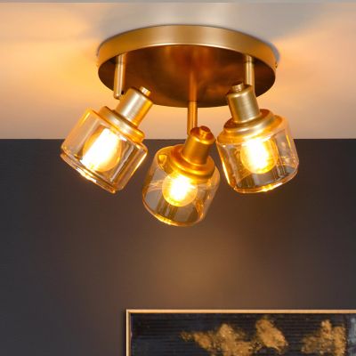 Spot LED de tavan clasic auriu, Bjorn
