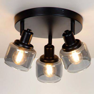 Spot LED de tavan clasic negru, Bjorn