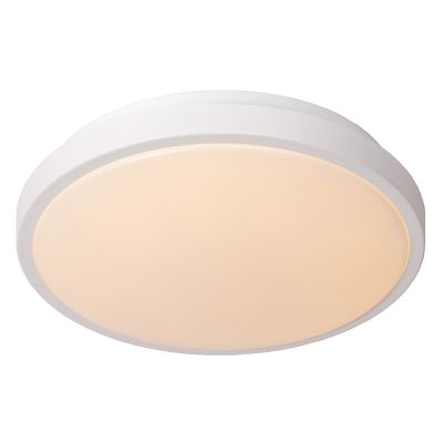 Plafonieră baie modernă albă, Dasher, 12W, LED 2700K, IP44