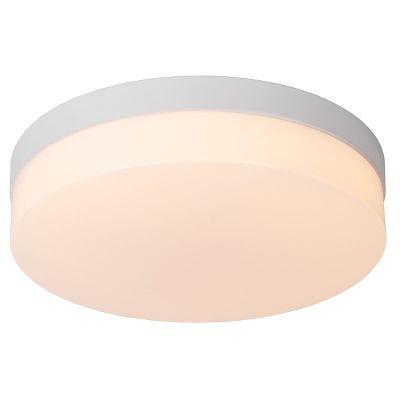 Plafonieră baie albă din plastic, Biskit, 18W, LED 2700K, IP44