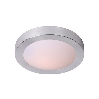 Lampă de tavan argintie din aluminiu, Fresh, IP44