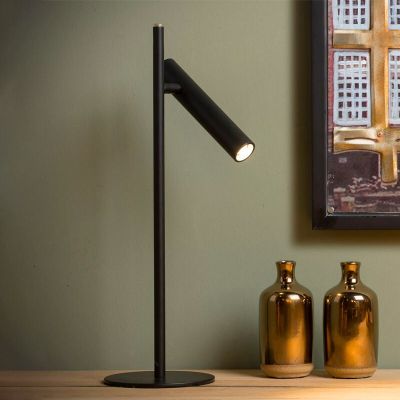 Lampă de masă modernă neagră, Philon, 4,5W, LED 3000K, con întrerupător