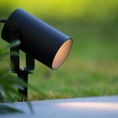 Spot de exterior cu țăruș modern negru, Taylor, IP44