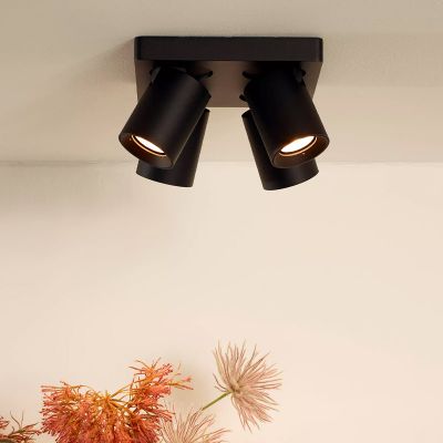 Spot LED de tavan modern negru, Nigel