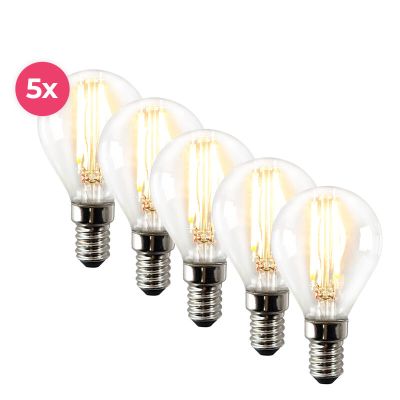 Bec cu filament LED E14, reglabil, Sorna, 3,5W, alb cald