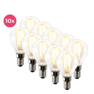 Bec LED Sorna E14 cu intensitate reglabilă, pachet de 10, 2700k, 3,5w
