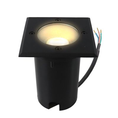 Spot pavaj negru modern, Clenton, IP65