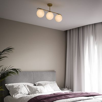 Plafonieră design alamă, Grant