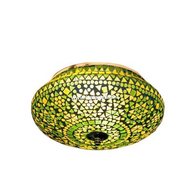 Lampă de tavan verde orientală, Mimoun