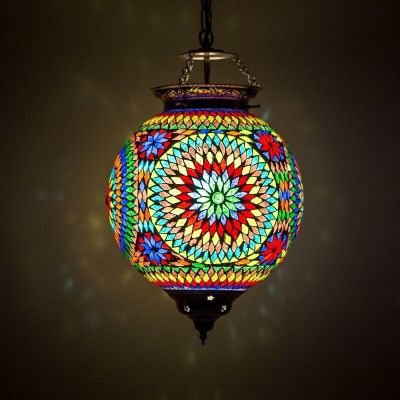 Lustră multicolor orientală, Aziza