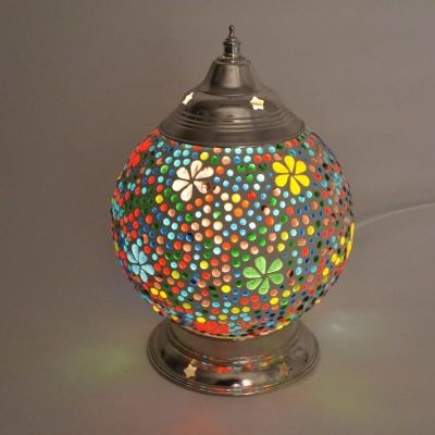 Lampă de masă multicolor orientală, Sabri