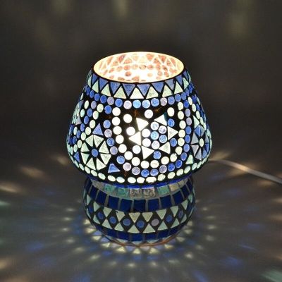 Lampă de masă albastră orientală, Rachel