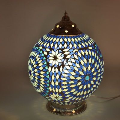 Lampă de masă albastră orientală, Dalil