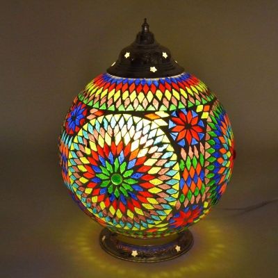 Lampă de masă multicolor orientală, Dalil