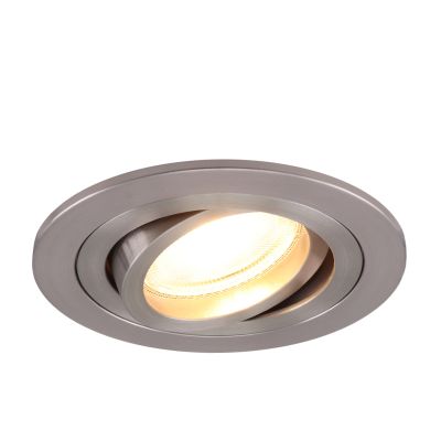 Spot încastrat crom din aluminiu, Scott