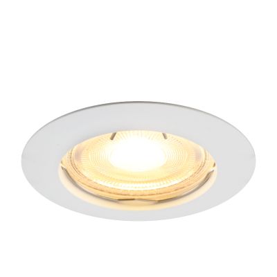 Spot încastrat alb din aluminiu, Rudo