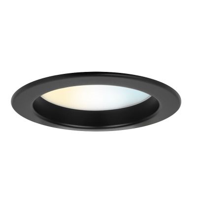 Downlight negru din aluminiu, Otmar, 12W, LED white switch, IP22