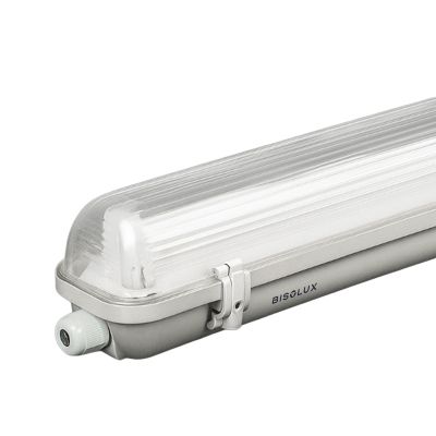Corp de iluminat cu tub LED de 60 cm - Dura - Pentru 1 tub de iluminat - IP65