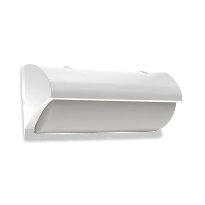Lampă exterior albă din aluminiu, Rajko, 12W, LED 3000K, IP54