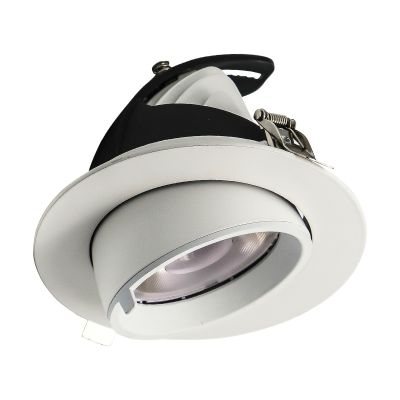 Downlight alb din aluminiu, Anjuli, 33W, LED white switch