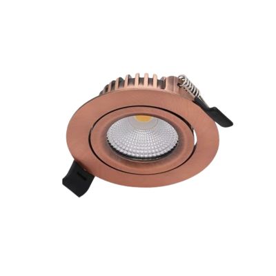 Downlight cupru din aluminiu, Wimke, 5W, LED dim to warm, IP44